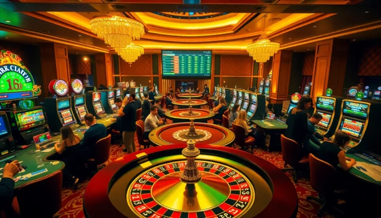 Spin and win at 789f's vibrant casino floor, featuring roulette, slots, and enthusiastic players.